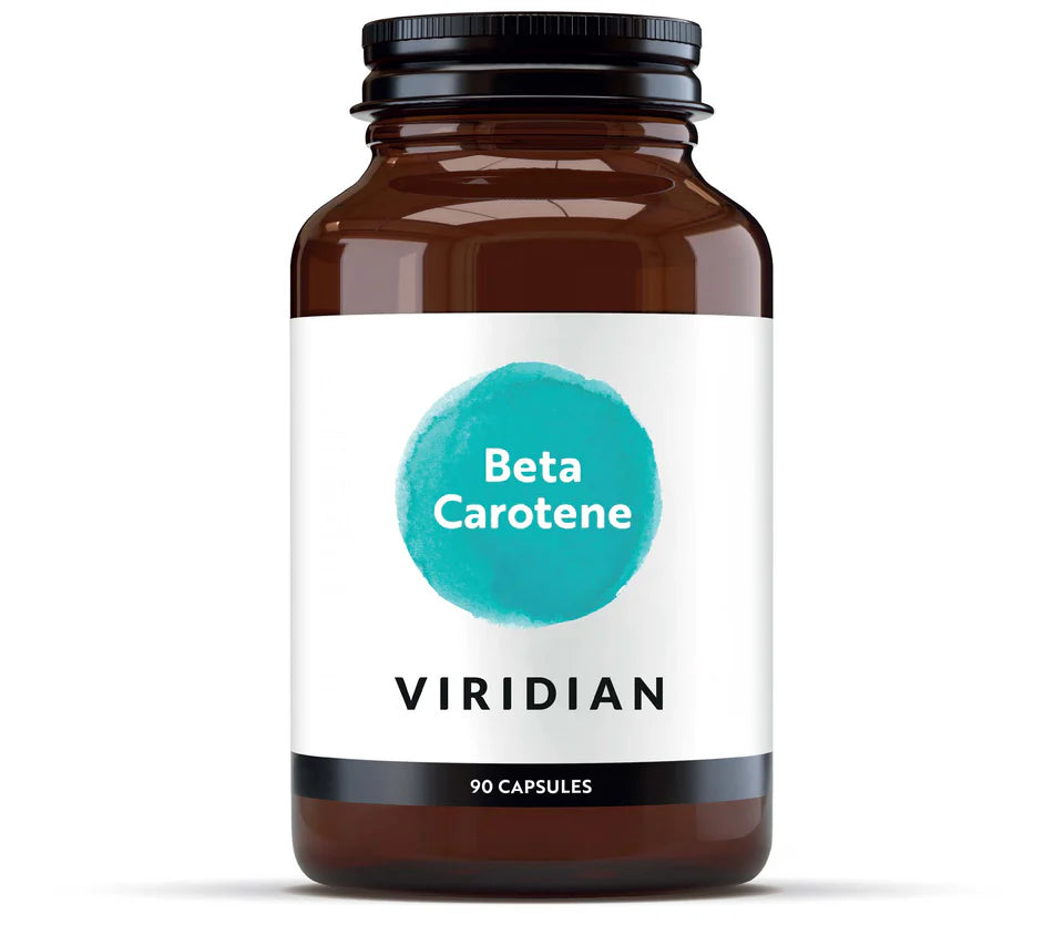 Natural Beta Carotene 90 Capsules by Viridian