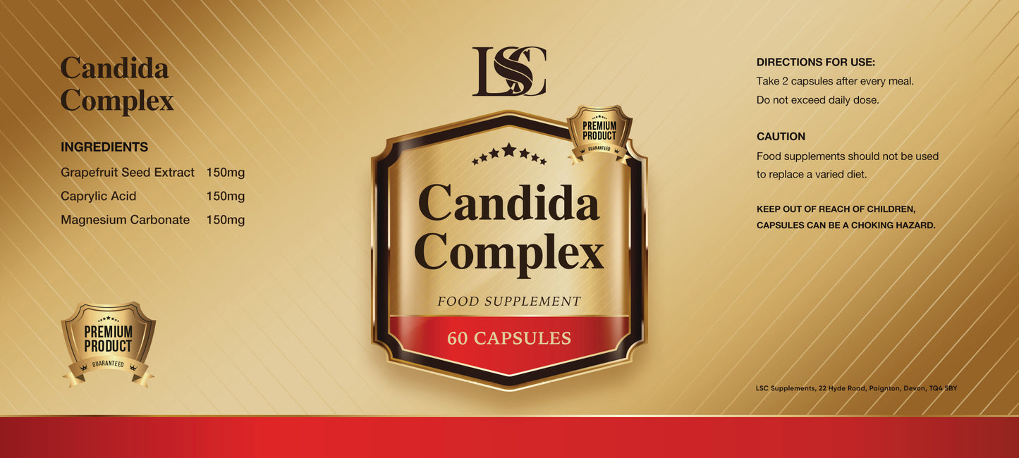 Candida Complex 60 Capsules by LSC Supplements