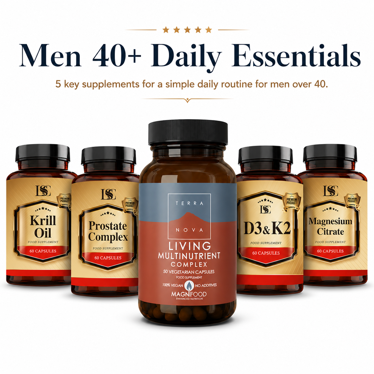 Men 40+ Daily Essentials (Bundle Pack)
