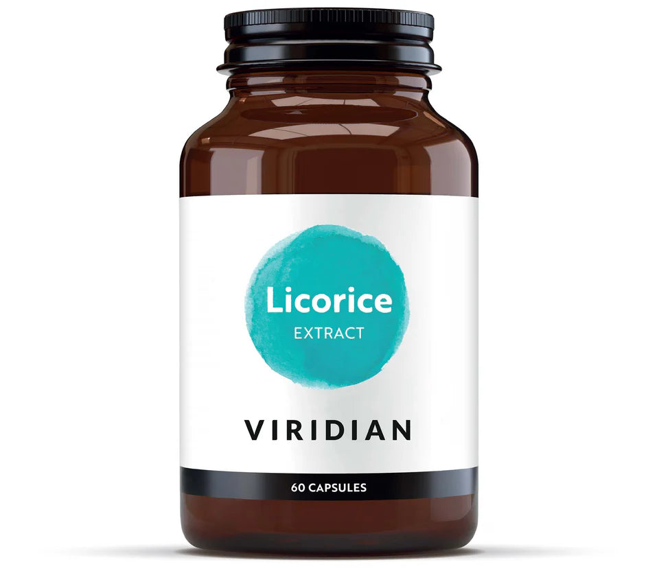 Viridian Licorice (Glycyrrhiza glabra) Extract (60 Capsules)