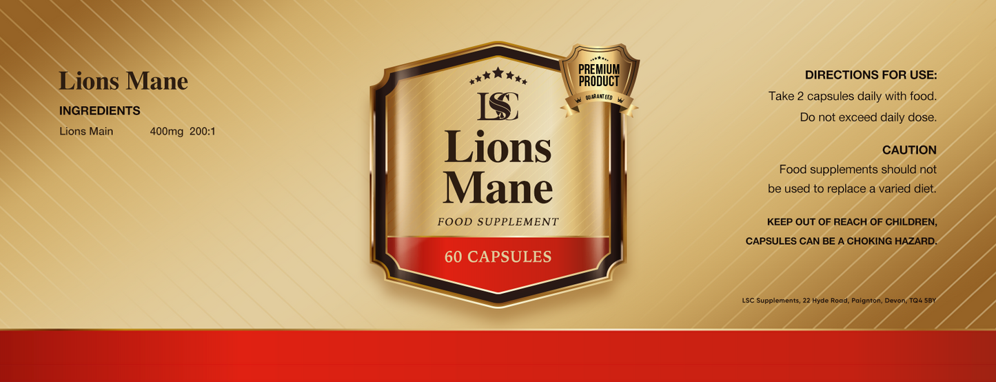 LSC Lions Mane 60 Capsules