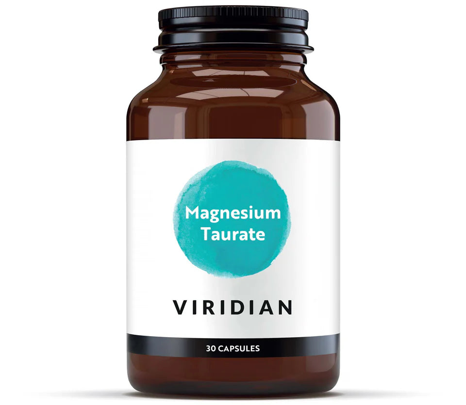 Viridian Magnesium Taurate — gentle, highly absorbable magnesium (112 mg per serving) 90 Capsules