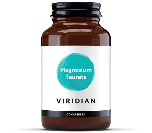 Viridian Magnesium Taurate — gentle, highly absorbable magnesium (112 mg per serving) 90 Capsules