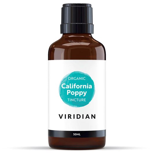 Viridian Organic Californian Poppy Tincture — Eschscholzia californica 50ml