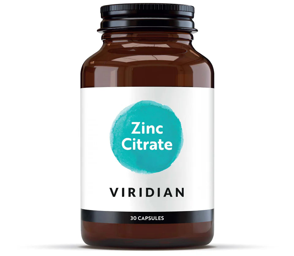 Viridian Zinc `Citrate 90 Capsules