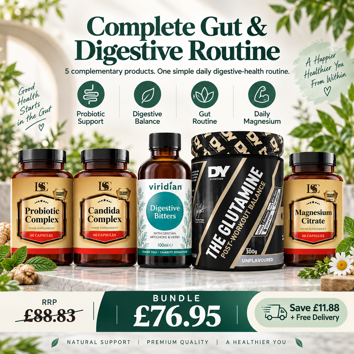 Complete Gut & Digestive Routine - 5-Product Bundle