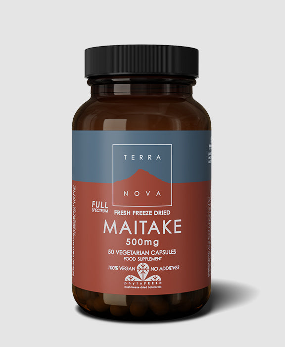 Maitake 500mg Full Spectrum Fresh Freeze-Dried Organic by Terranova