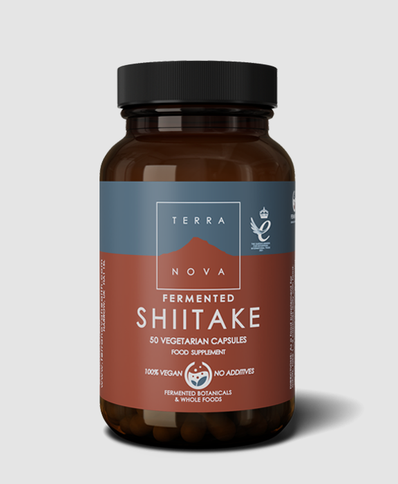 Terranova Fermented Shiitake (50 Capsules)