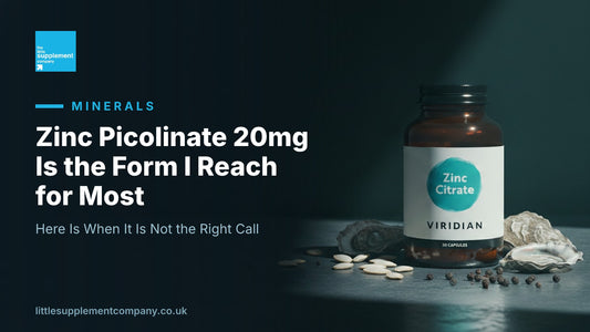 Zinc Picolinate 20mg Is the Form I Reach for Most - Little Supplement Company