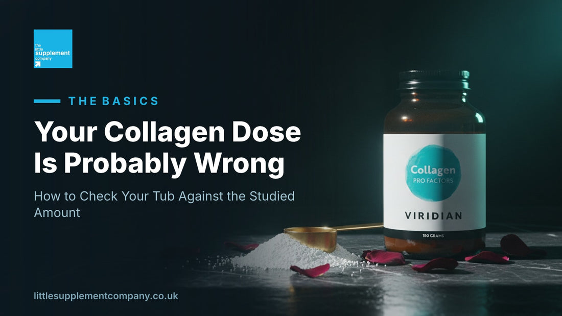 Your Collagen Dose Is Probably Wrong - Little Supplement Company
