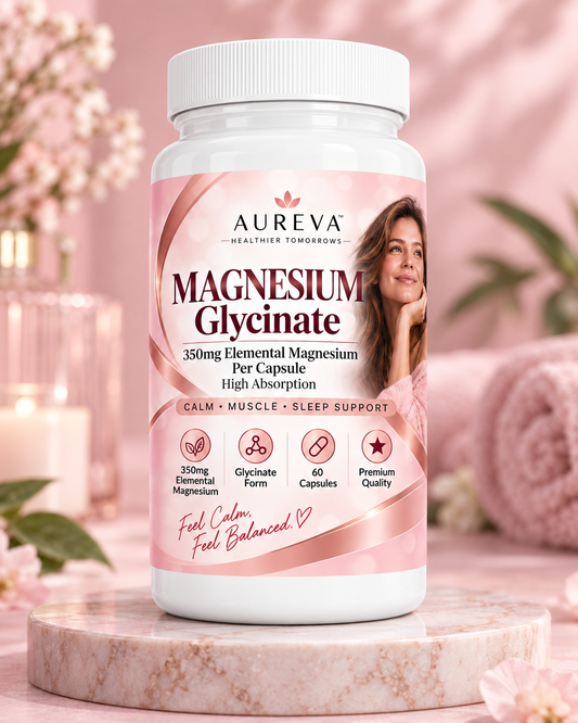 AUREVA Magnesium Glycinate 250mg 60 Capsules