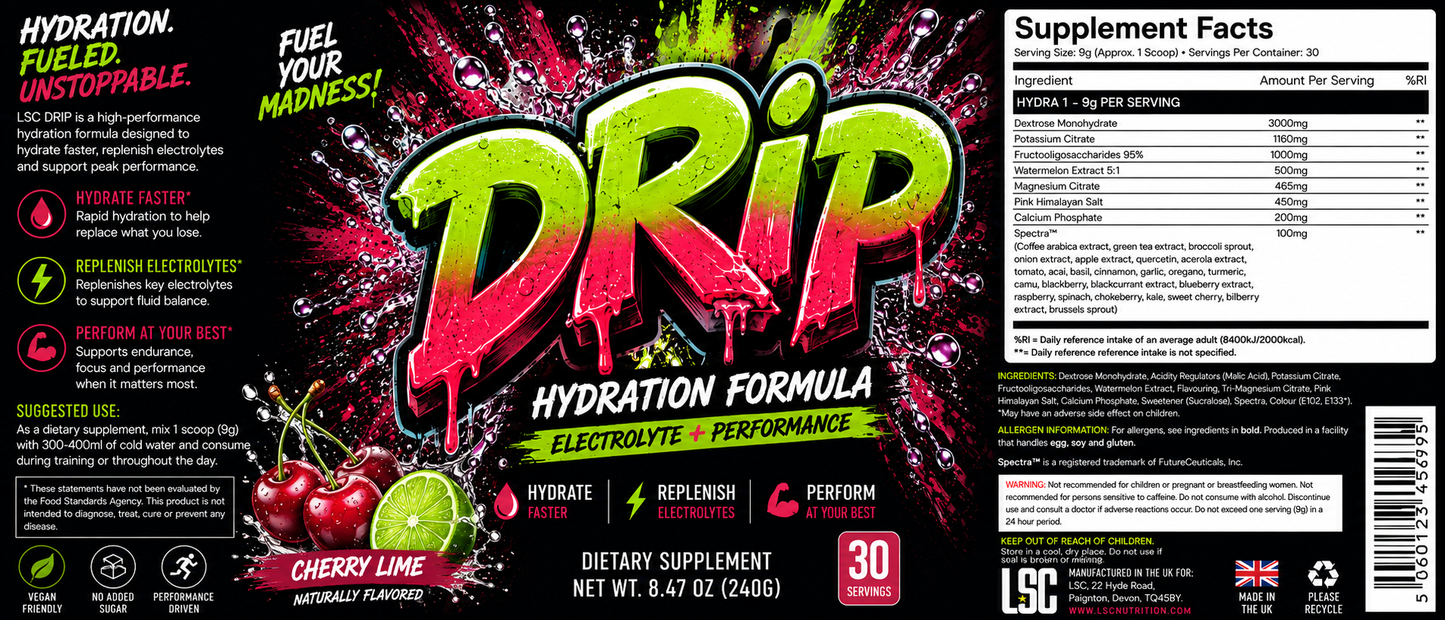 LSC DRIP Electrolyte Formula 30 Servings