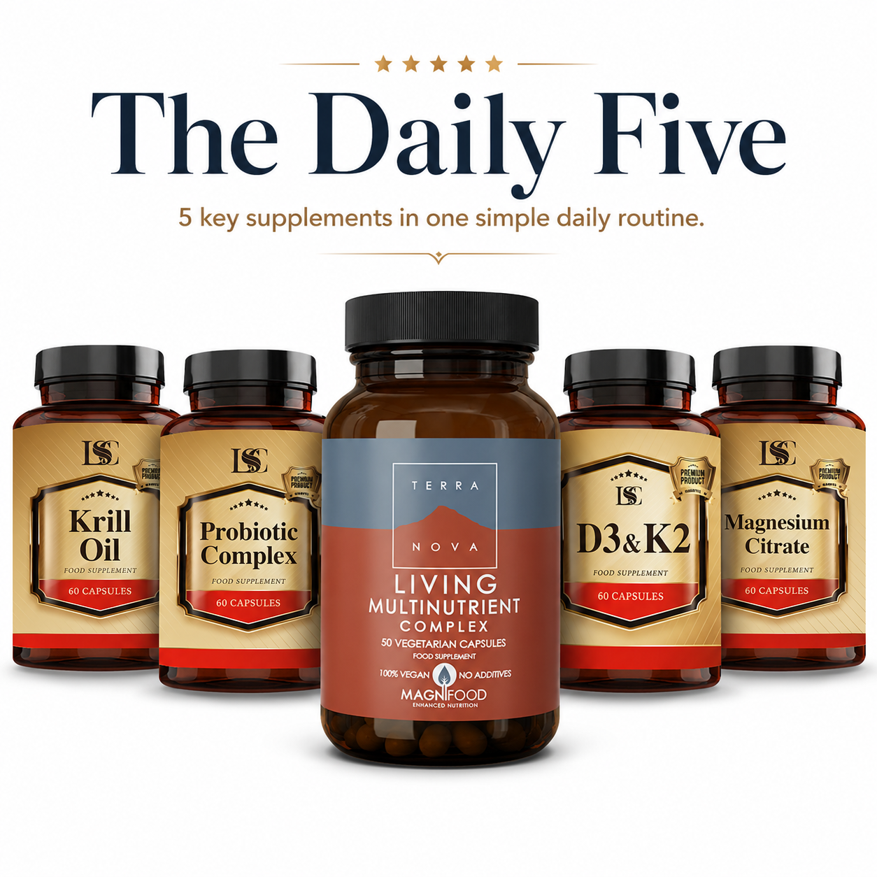 The Daily Five Your Foundation for Everyday Health (Bundle)