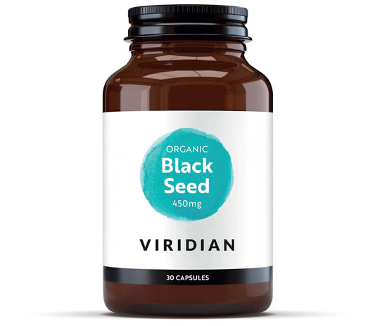 Viridian Organic Black seed Oil 450mg 90 Capsules