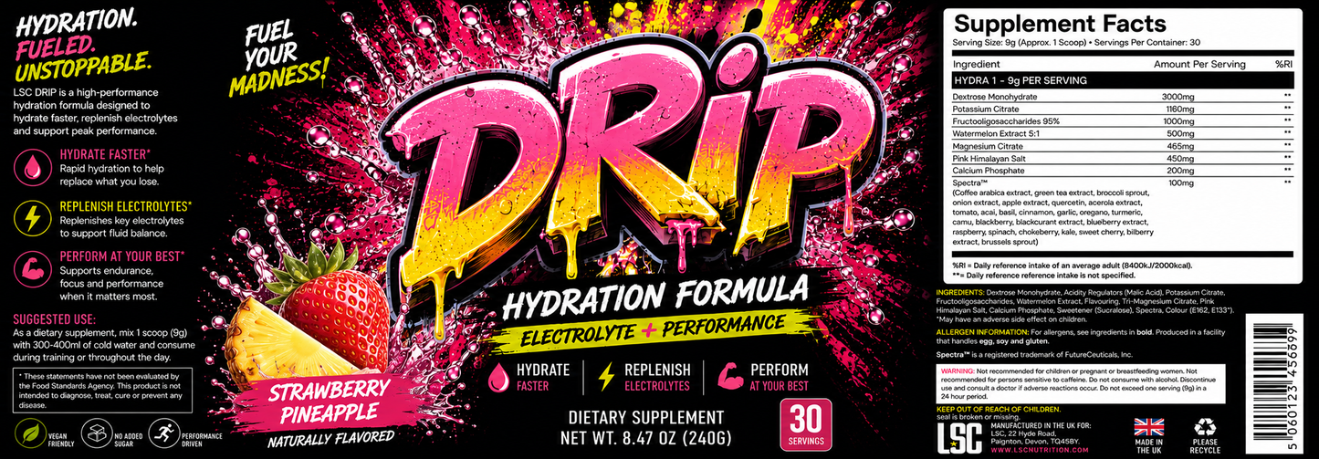 LSC DRIP Electrolyte Formula 30 Servings