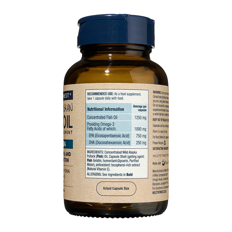 Wiley's Peak EPA Omega 3 Fish Oils