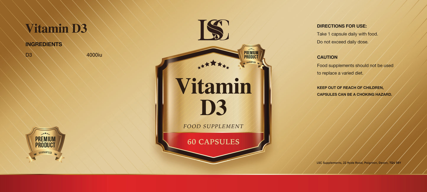 LSC D3 4000iu 60 Capsules