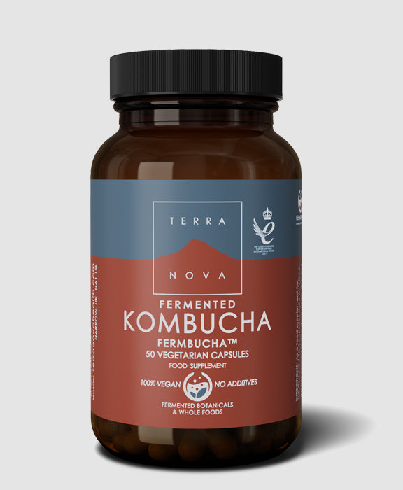 Terranova Fermented Kombucha FERMBUCHA™ — With Organic Matcha 50 capsules