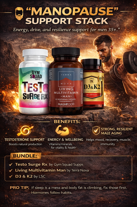 Manopause Stack: Men's Midlife Bundle by LSC