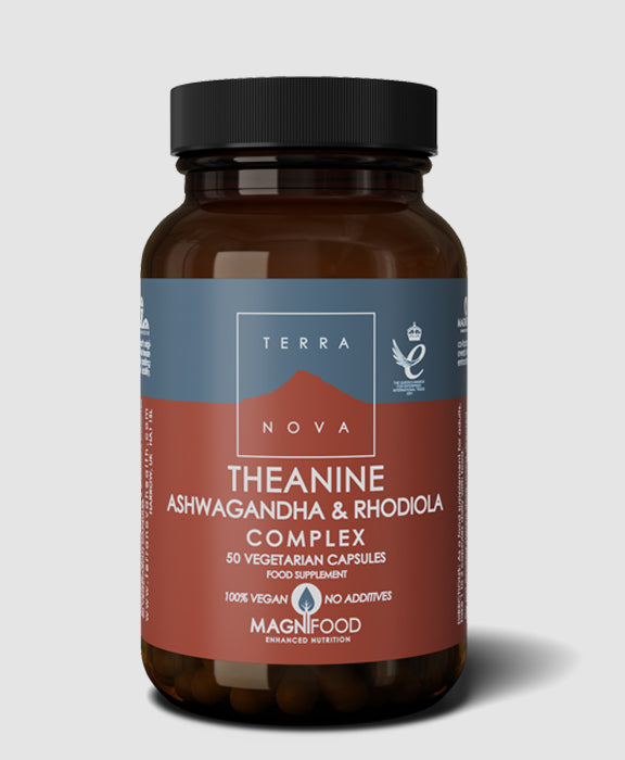 Terranova Theanine Ashwagandha & Rhodiola Complex
